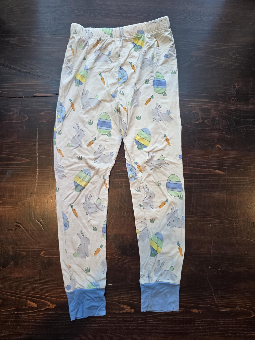 Angel Dear Easter Bunny & Painted Eggs Bamboo Pajama Pants - Size 3-4T